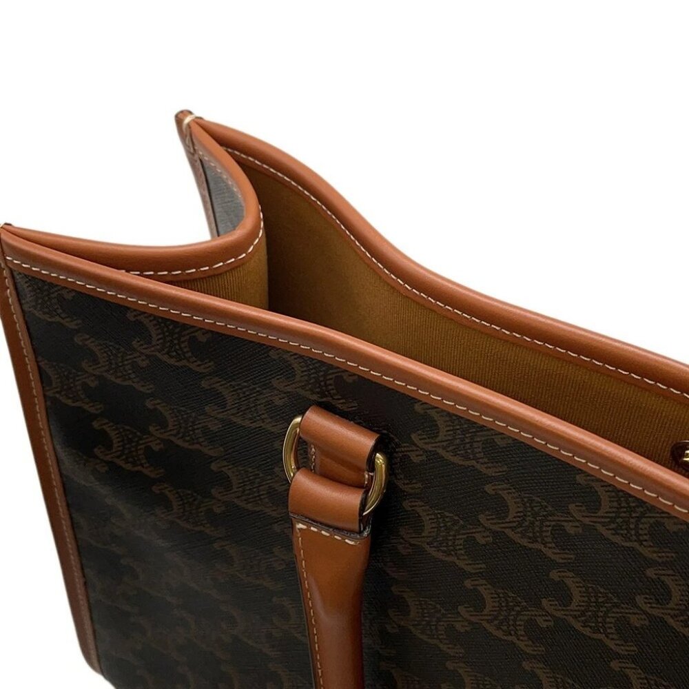 Celine Triomphe Horizontal Cabas Pvc/Leather - image 8